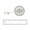 thumbnail image 2 of Boucles d'Oreilles Clous en Perles d'Eau Douce avec Pierre de Naissance, 2 of 2