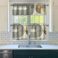thumbnail image 3 of Boho Kitchen Curtains for Windows – Rustic Tribal Floral Print Cafe Curtains, Vintage Bohemian Geometric Panels for Home Décor, 3 of 6