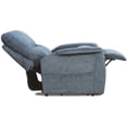 thumbnail image 3 of Mega Motion Polo Polyester and Nylon 3-Position Chaise Lounger in Blue/Gray, 3 of 3