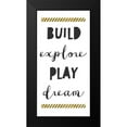 thumbnail image 2 of McCully, Jennifer 9x14 Black Modern Framed Museum Art Print Titled - Build Explore Play Dream, 2 of 5