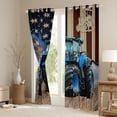 thumbnail image 3 of Manfei Off-Road Vehicle Black Out Curtains,American Flag Curtains Pack of 2 (42x63 Each),Blue Brown Bedroom Curtains For Boys Kids,Microfiber Bedroom Decor, 3 of 6