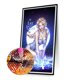 thumbnail image 1 of Cuadros Decorativos 5D bricolaje taladro redondo completo diamante pintura Elsa Kit decoración del hogar arte artesanía Ehuebsd embutido en tela, 1 of 8