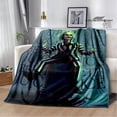 thumbnail image 4 of Mantas de película de terror B-Beetlejuice, manta de franela, manta cálida, manta suave y cómoda, manta de viaje, ropa de cama, regalo de cumpleaños, 4 of 5