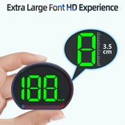 Weloille Beidou GPS Universal Car HUD Head Up Display, HD Clear Display Satellite Speedometer, Simple Operation Vehicle Speed Tester for All Cars Real Time Speed Monitoring and Safe Driving