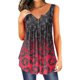 thumbnail image 2 of Playeras,Blusas y Tops,Ropa para Mujer Crop Tank Top Camiseta sin mangas de verano para mujer, informal, con volantes, túnica, blusa suelta y cómoda, camisetas (Watermelon Red, M), 2 of 5