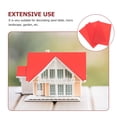 thumbnail image 3 of 3 Pcs Roof Tile Model Decor Simulation Red Tile Model Sand Table DIY Materials, 3 of 9