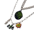 thumbnail image 2 of Marvel She-Hulk Charm Chain Set Necklace, 2 of 5