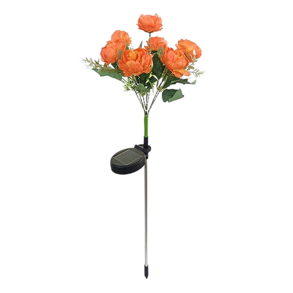 Solar Garden Lights Outdoor,Solar Rose Lights Outdoor Garden Waterproof,Solar Flower Lights Outdoor Garden Stake,LED Flower Waterproof Lights for Garden Decoration in Paths Yards and Terraces