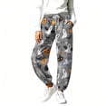 thumbnail image 3 of Jovrlynd Barrel Sweatpants Women Halloween Drawstring High Waisted Pockets Athletic Baggy Joggers Stretch Comfy Lounge Pants, 3 of 7