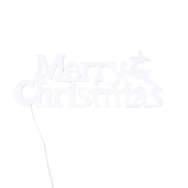 Christmas LED Letter Decoration Lights for Wreath and Home Decor USB Powered Stylish