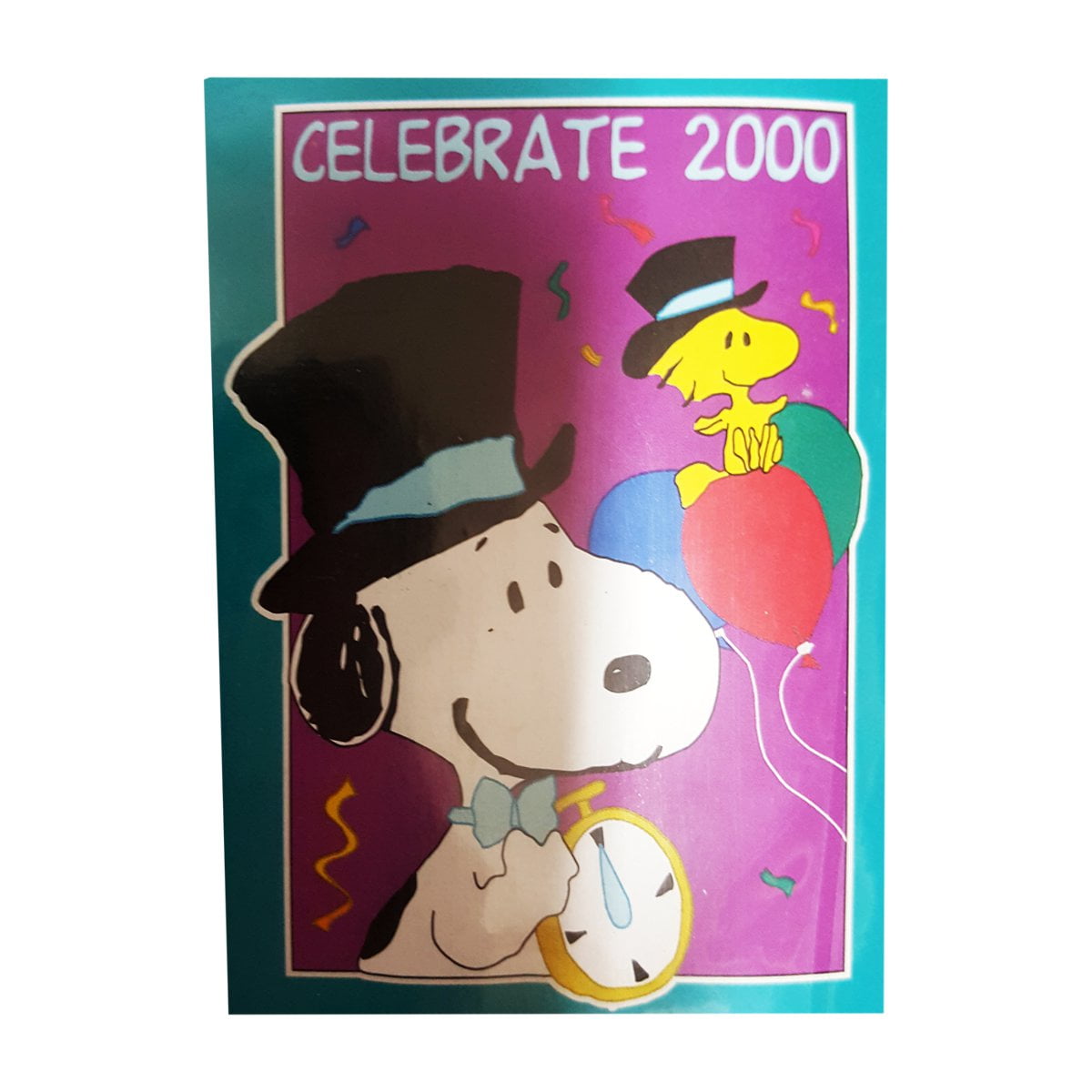 Peanuts Snoopy Millennium Celebrate 2000 Decorative House Flag Indoor ...