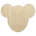 thumbnail image 1 of Koala Face Wood Shape Unfinished Piece Cutout Craft DIY Projects - 4.70 Inch Size - 1/8 Inch Thick, 1 of 7
