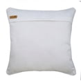 thumbnail image 3 of Toss Pillow Covers, Beige Cushion Cover&nbsp;Home Decor 16x16 inch (40x40 cm), Linen Accent Throw&nbsp;Pillows, Abstract, Trellis, Lattice, Embroidery, Contemporary Zippered&nbsp; - Cross Paths, 3 of 3