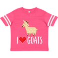 thumbnail image 3 of Inktastic Goat Cute I Love Goats Farm Animal Boys or Girls Toddler T-Shirt, 3 of 5