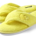 thumbnail image 5 of Women's Cozy Open Toe Fluffy Slippers Spa Thong House Flip Flops, 5 of 7