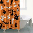 thumbnail image 4 of Scary Halloween Shower Curtain for Adults, 72x72 Inch Creepy Ghost Design - Waterproof Fabric with Hooks for Spooky Bathroom Makeover, 4 of 6