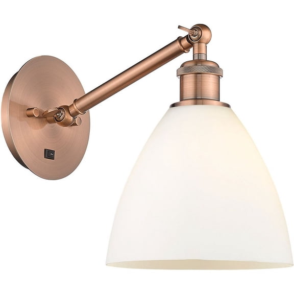 Innovations Lighting - Ballston Dome - 1 Light Wall Sconce In Industrial