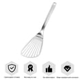 thumbnail image 2 of Pala De Espátula De Pescado Para Freír Pizza Con Ranuras De Acero Inoxidable, Herramienta Para Hornear En La Cocina, Pala De Cocina Hueca Para Bistec Para Restaurante En Casa Methold HA017176-00, 2 of 7