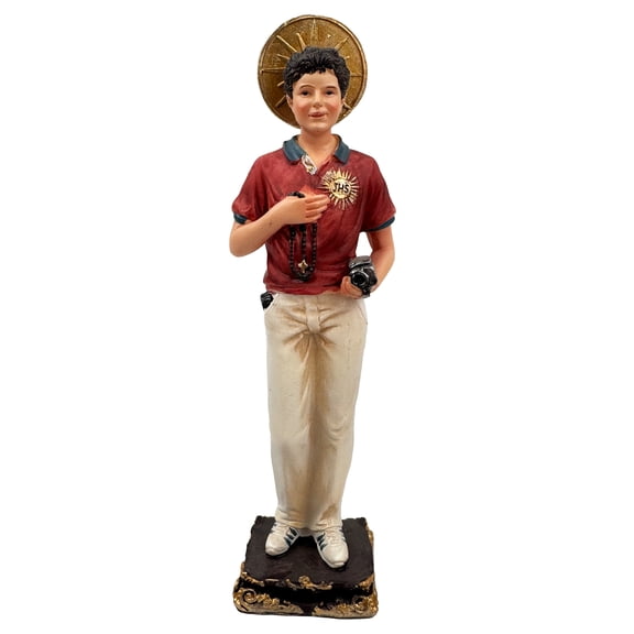 Saint Carlo Acutis 8" Catholic Resin Religious Home Decor St. Carlo Acutis