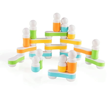 Guidecraft Grippies Links - 24 Piece Set  Stem Soft Grip Magnetic Building Toy for Toddlers price history on PriceWatchPro