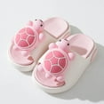 thumbnail image 4 of Hessimy Slippers for Girls Boys, Kids House Slides Sandals Shower Bathroom Non-Slip Open Toe House slippers Beach slipperstoddler kids(Pink,8), 4 of 6