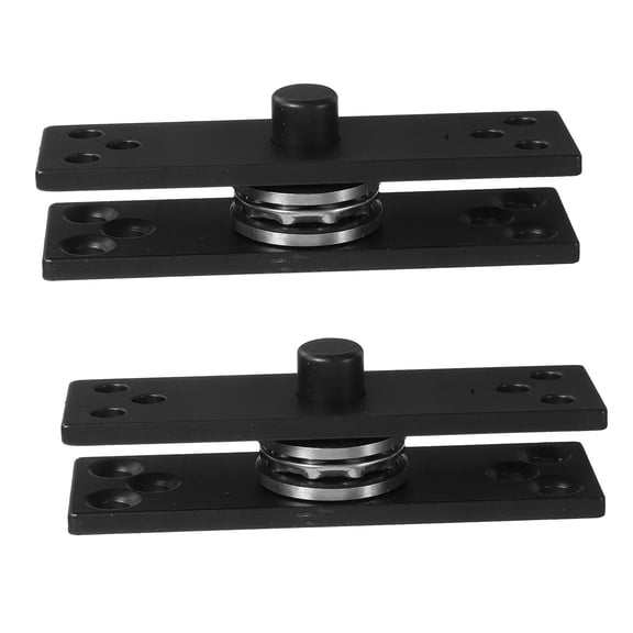 RENACLIPY Renaclipy 2Pcs Concealed Heavy Duty Pivot Hinges Black Stainless Steel for Home