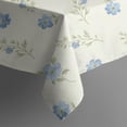 thumbnail image 5 of Pioneer Flower Floral Print Pattern Square Tablecloth, Waterproof Wipeable Spillproof Washable Table Cover for Home Kitchen Party Decor, 52"x52", 5 of 6