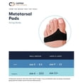 thumbnail image 7 of Copper Compression Metatarsal Pads for Foot Pain Relief and Support - Small / Medium, 7 of 7