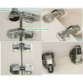 thumbnail image 4 of 8 pieces 3 inch hinge bridge frog hinge buffer thickening hinge suitable for cabinet door, office cabinet door, 4 of 4
