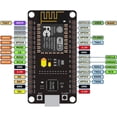 thumbnail image 2 of 3-Pack ESP8266 NodeMCU ESP-12E CP2102 Development Board, Open Source Serial Module Compatible with Arduino IDE & Micropython (Large), 2 of 3