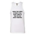 thumbnail image 1 of Adult When This Virus Is Over Stay Away From Me Funny 2020 Sleeveless Tank Top Cotton T-Shirt, 1 of 1