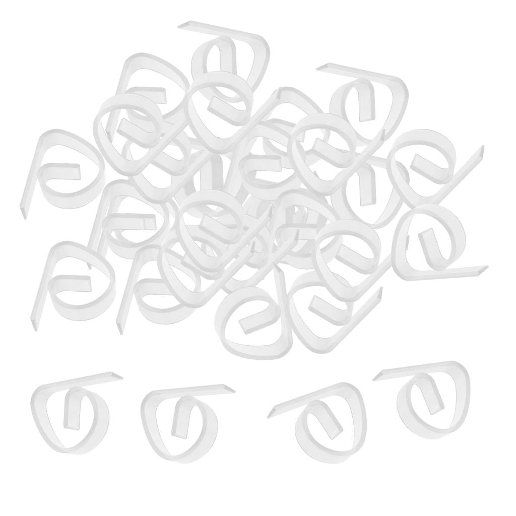 50pcs Tablecloth Clips Lightweight Picnic Table Clips Table Cloth