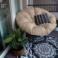 thumbnail image 6 of Classic Accessories Montlake Water-Resistant Papasan Cushion, 50 inch, Antique Beige, 6 of 12