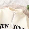 thumbnail image 3 of Enyan Little Girl Fall Winter Clothes 4T 5T 6T 7T Fleece Long Sleeve Zip Neckline Top and Jogger Pants Outfit Set (5-6 Years), 3 of 8