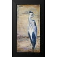 thumbnail image 2 of Pinto, Patricia 14x24 Black Modern Framed Museum Art Print Titled - Blue Heron II, 2 of 5