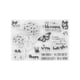 thumbnail image 1 of Methold Sello de estampado, múltiples patrones, herramienta para hacer tarjetas transparentes, Kit de impresiones, raspador, adornos para Suministros de escritura y corrección, 1 of 6