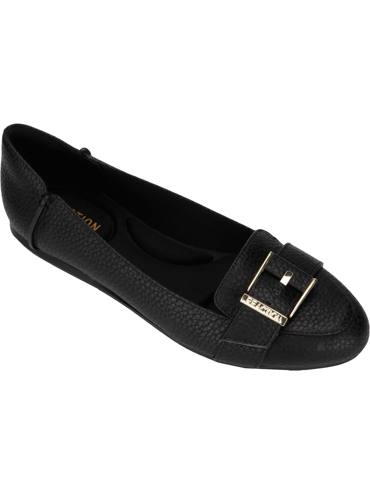 Kenneth Cole New York Womens Wade Ballet Flat with Strap Detail Velvet