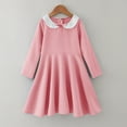 thumbnail image 6 of Tiijoy Big Girl's Long Sleeve Shirt Dress School Style Casual Midi Dresses, Sizes 11-12, 6 of 6