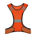 thumbnail image 1 of Reflective Safety Running Vest Multi Adjustable Vest Night Running Outdoor Reflective Clothing  Fluorescent Yellow Without Light, 1 of 8