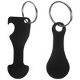thumbnail image 1 of 2pcs Token Keychain Shopping Cart Tokens Shopping Trolley Tokens with Key Ring, 1 of 3