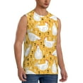 thumbnail image 2 of Daiia Funny Chicken Printed Men's Tank Tops,Casual Soft Sleeveless Gym Muscle Shirts Bodybuilding Tee-Medium, 2 of 8