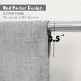 thumbnail image 4 of Cortina DriftAway con forma de globo romano, 114 x 160 cm, color gris, 4 of 9
