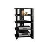 Bush Industries Segments Collection AD11840-03 - Stand - for audio system - glass, wood - high gloss black