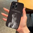 thumbnail image 3 of Funda de silicona suave negra para Samsung S23 S22 ULTRA A22 A71 con diseño de cantante T-Taylor TTPD S-Swift, 3 of 5