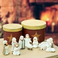 thumbnail image 3 of Transpac Imports, Inc. Cable Knit Textured Holy Family, Three Kings and Angel Resin Christmas Nativity Figurine Set of 12, 3 of 3