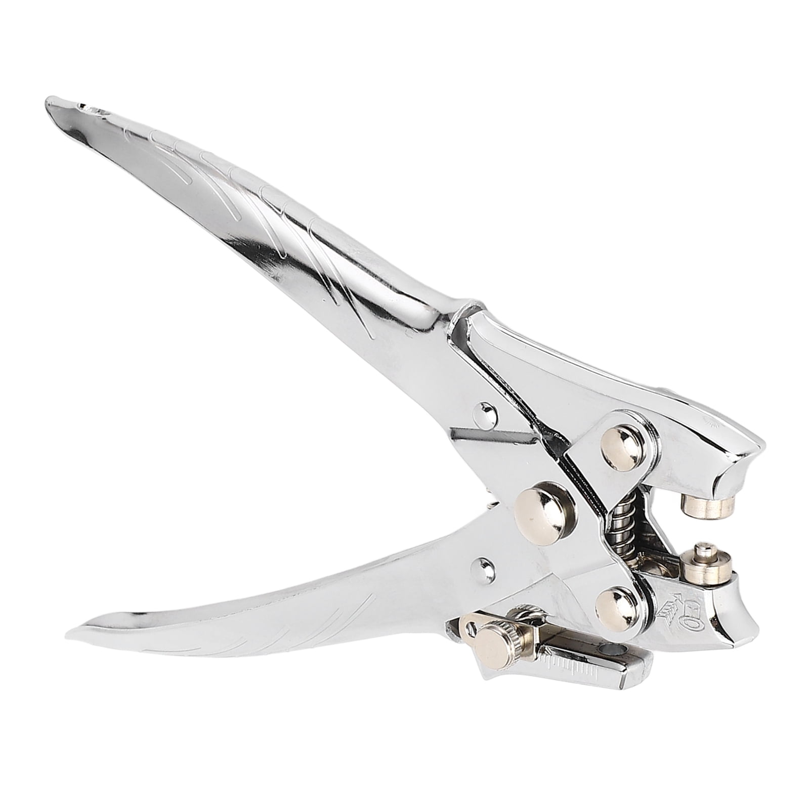 YAHHU 5mm Eyelet Hole Puncher Labor Saving Manual Grommet Pliers Punching Tool, Heavy Duty 30 Sheets Capacity For A4 Paper, Leather, Belts, And Crafts