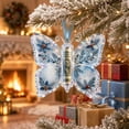 thumbnail image 3 of Christmas Cash Gift Ornament, Plastic Butterfly Design B Cash Gift Holder, with Hanging Ribbon for Xmas Tree Wreath and Garland, 3 of 6