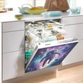 thumbnail image 2 of Yayeee Magnetic Dishwasher Cover for The Front Decoration Home Kitchen Machine Sticker Protector, Astronaut Pattern, 2 of 6