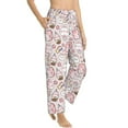thumbnail image 2 of Xecao Cute Rabbit Women's Straight Lounge Pajama Pants: The Epitome of Relaxed Sleepwear, 2 of 9