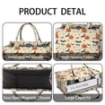 thumbnail image 4 of Large Capacity Tote Bag,Vintage Halloween Icons Pattern Handbag Fashion Luxury Tote Bag,15.7"x13"x 5.1" Inches,Laptop Compatible, 4 of 6